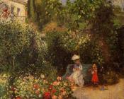 卡米耶毕沙罗 - The Garden at Pontoise
